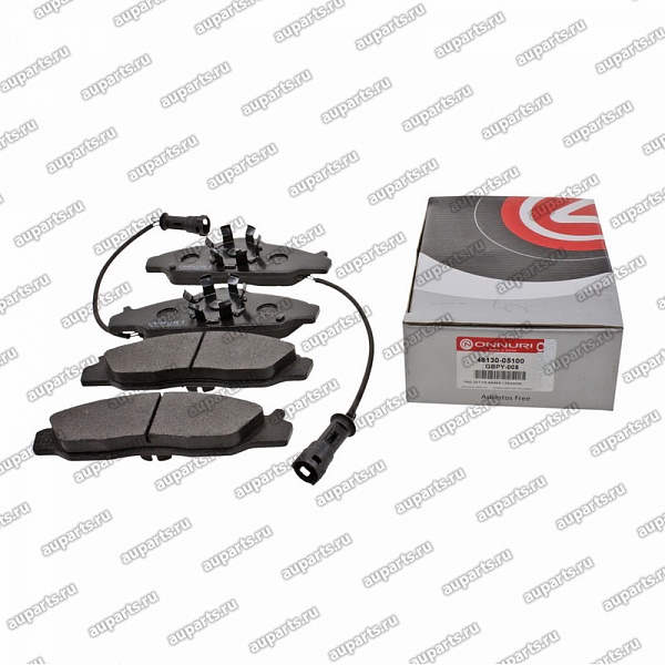 колодки тормозные передние с датчиком GBPY-005