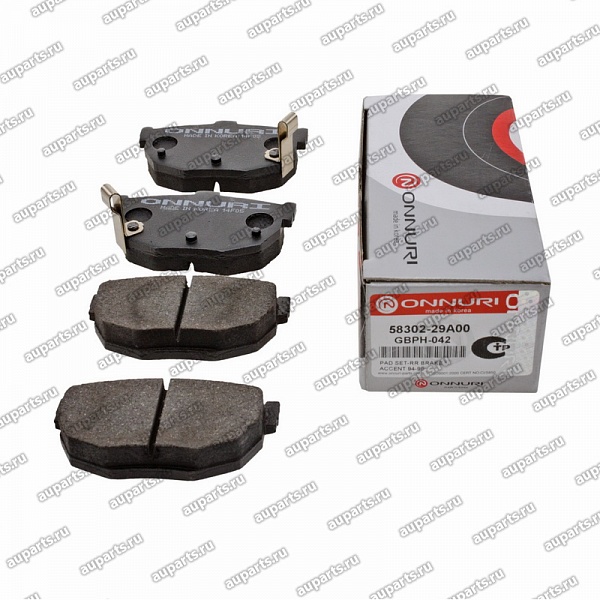 колодки тормозные задние дисковые GBPH-042