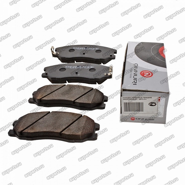 колодки тормозные передние GBPD-033