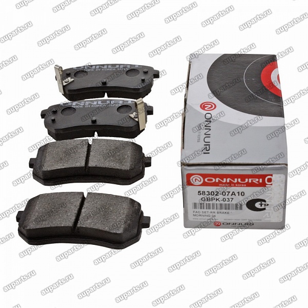 колодки тормозные задние дисковые GBPK-037