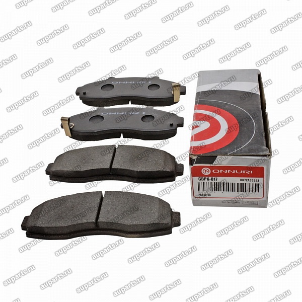 колодки тормозные передние GBPK-017
