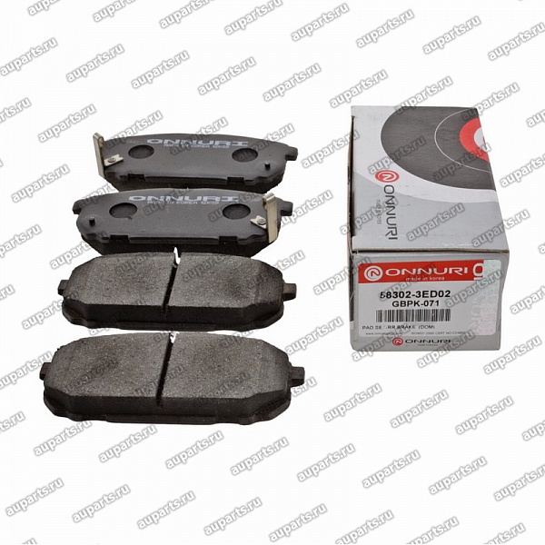 колодки тормозные задние дисковые GBPK-071